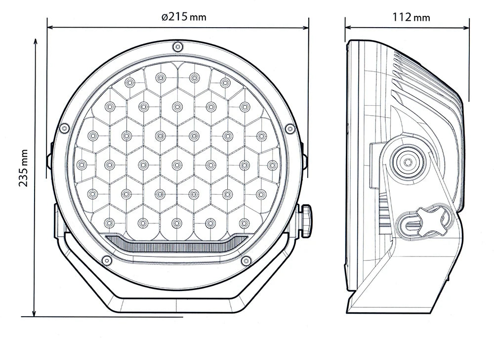 NBB LED | NBB Alpha 225 LED Extraljus | PRO