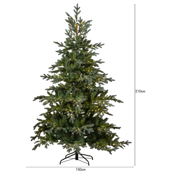 Star Trading - Julgran med LED Brekstad - 210cm - 800st ljusskällor