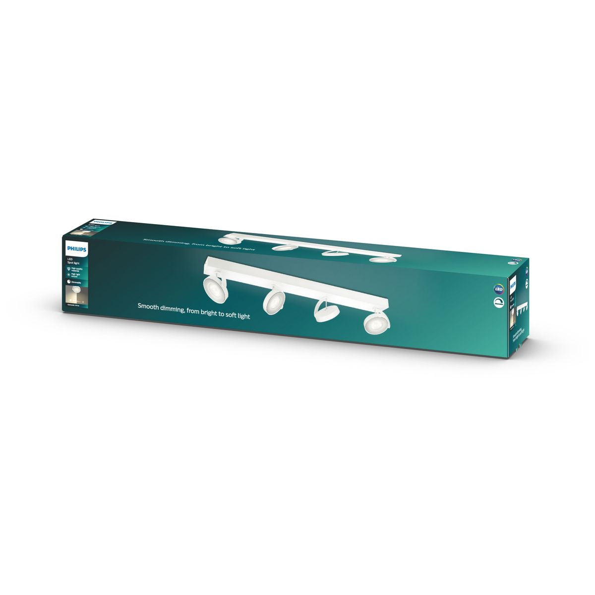 Philips - CLOCKWORK bar/tube white 4x4.5W SELV 2700K