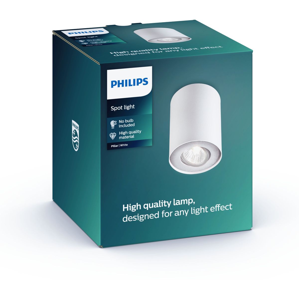Philips - PILLAR single spot white 1x20W 230V