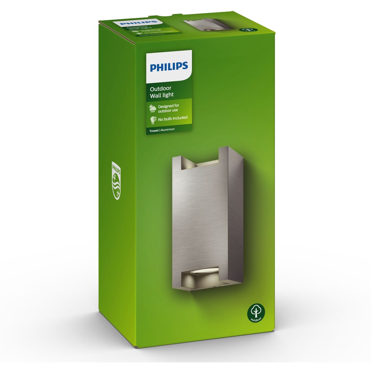 Philips - Trowel wall lantern aluminium 2x5W 230V