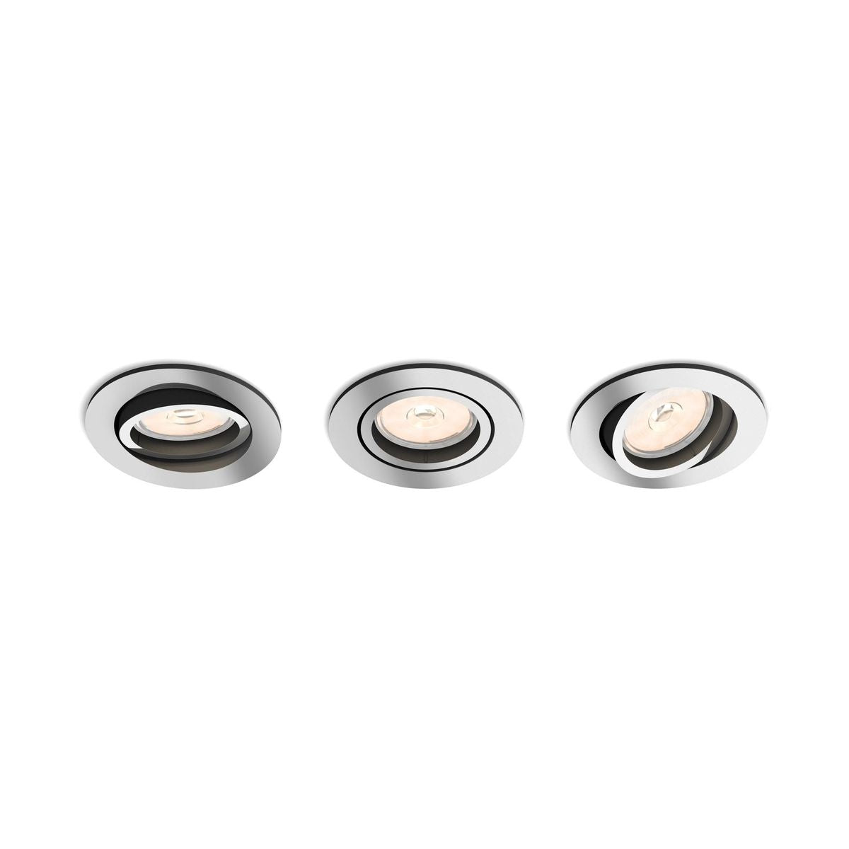 Philips - DONEGAL recessed chrome 3xNW 230V