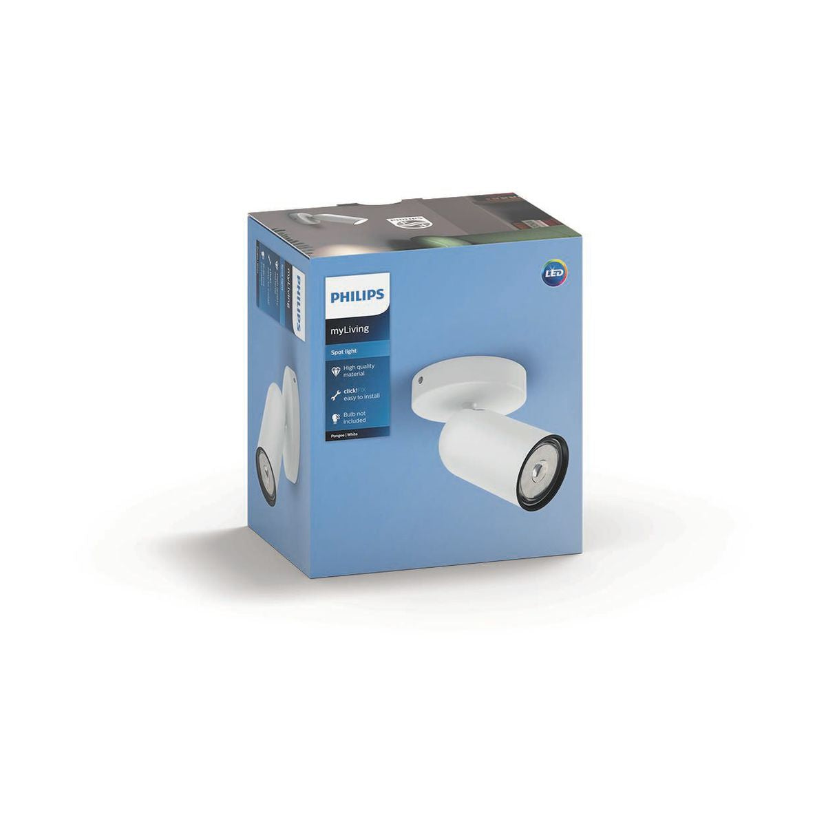 Philips - PONGEE single spot white 1xNW 230V