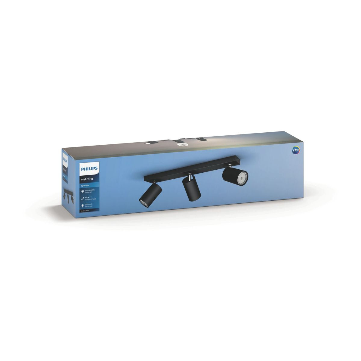 Philips - KOSIPO bar/tube black 3xNW 230V