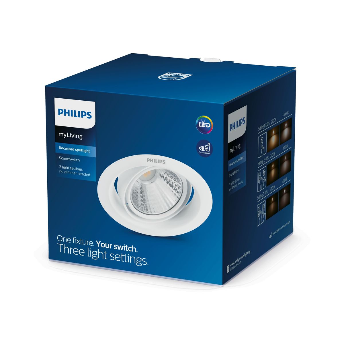 Philips - 59556POMERON DIM 070 7W 27K EU recessed