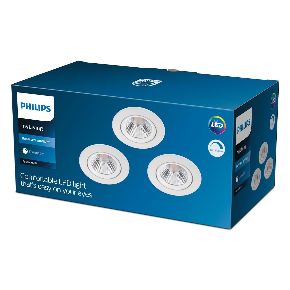 Philips - SPARKLE SL261 RD 070 5.5W 27K W HV R 3p