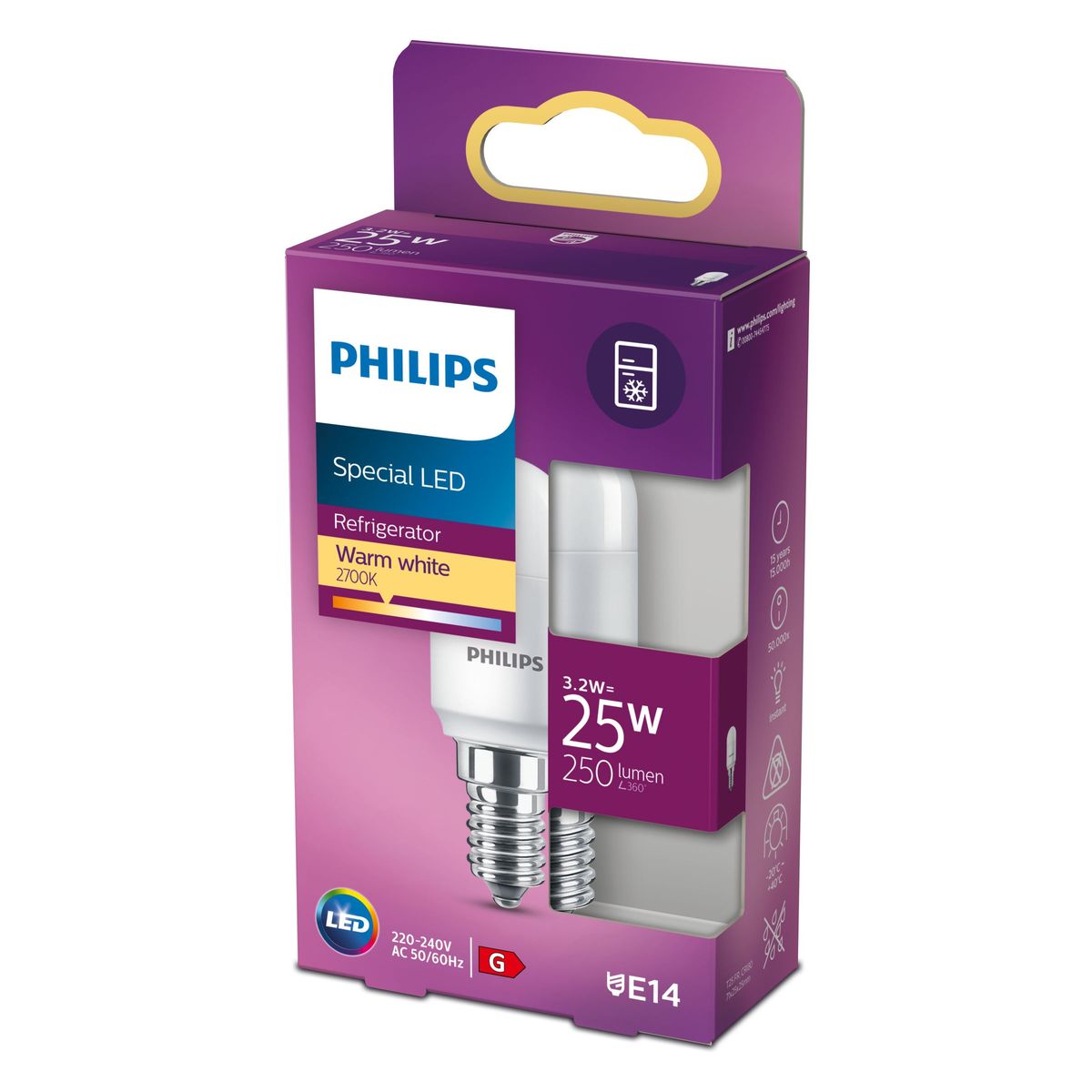 Philips - LED 25W T25 E14 WW FR ND 1SRT4