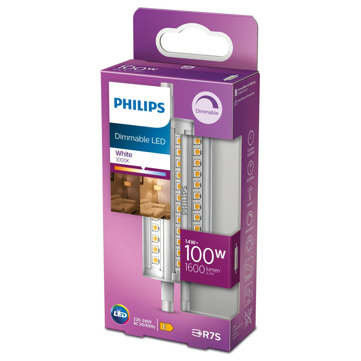 Philips - LED 100W R7S 118mm WH D SRT4
