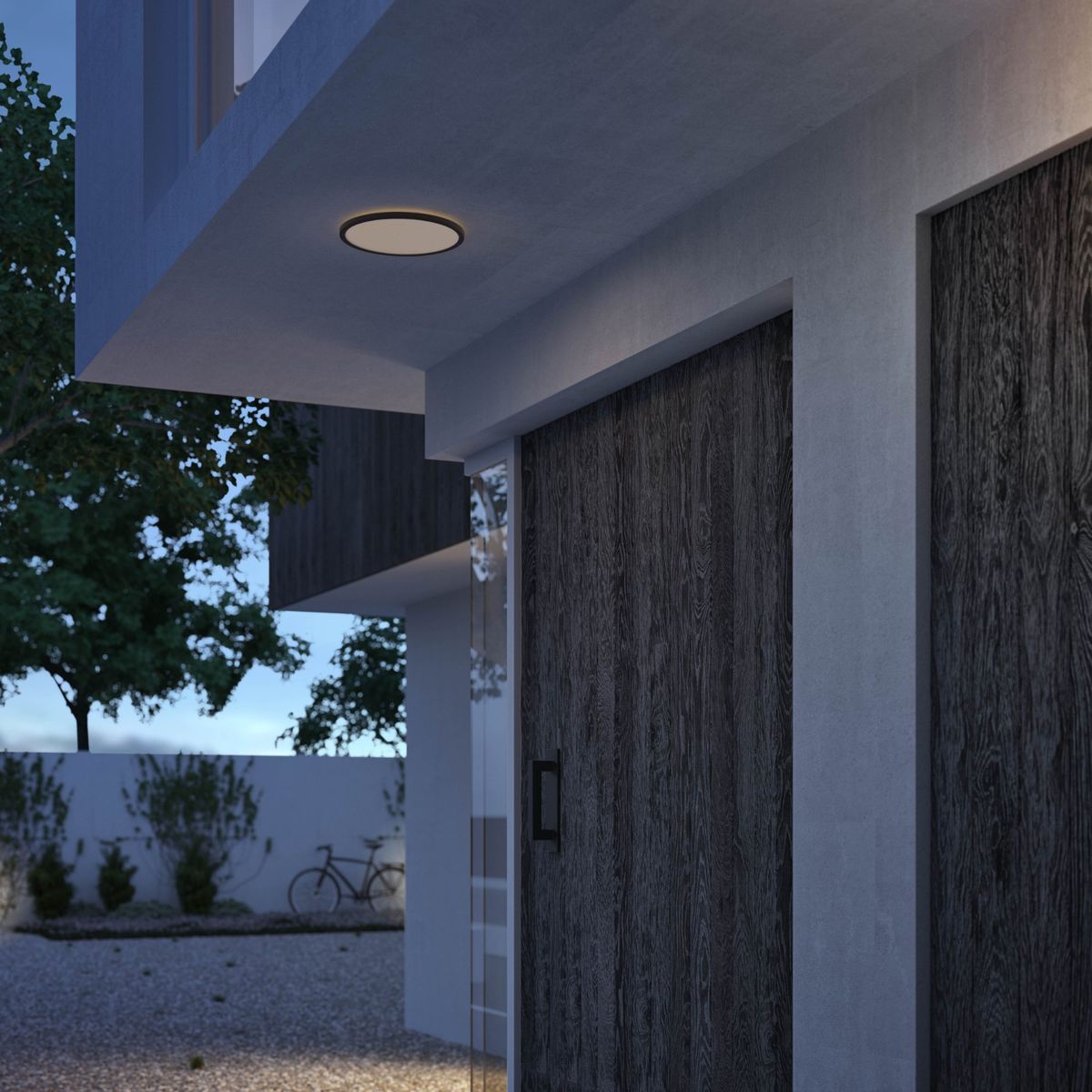 Philips - SuperSlim Ceiling SSW 15W 27K Black IP54