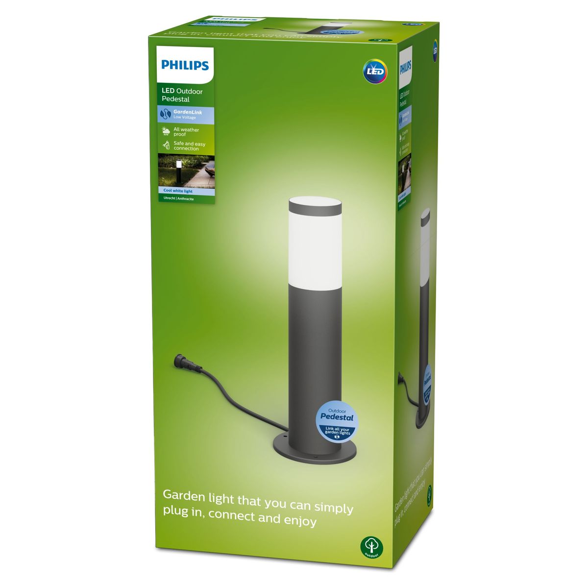 Philips - LV Utrecht Pedestal AN 1x6W 40K
