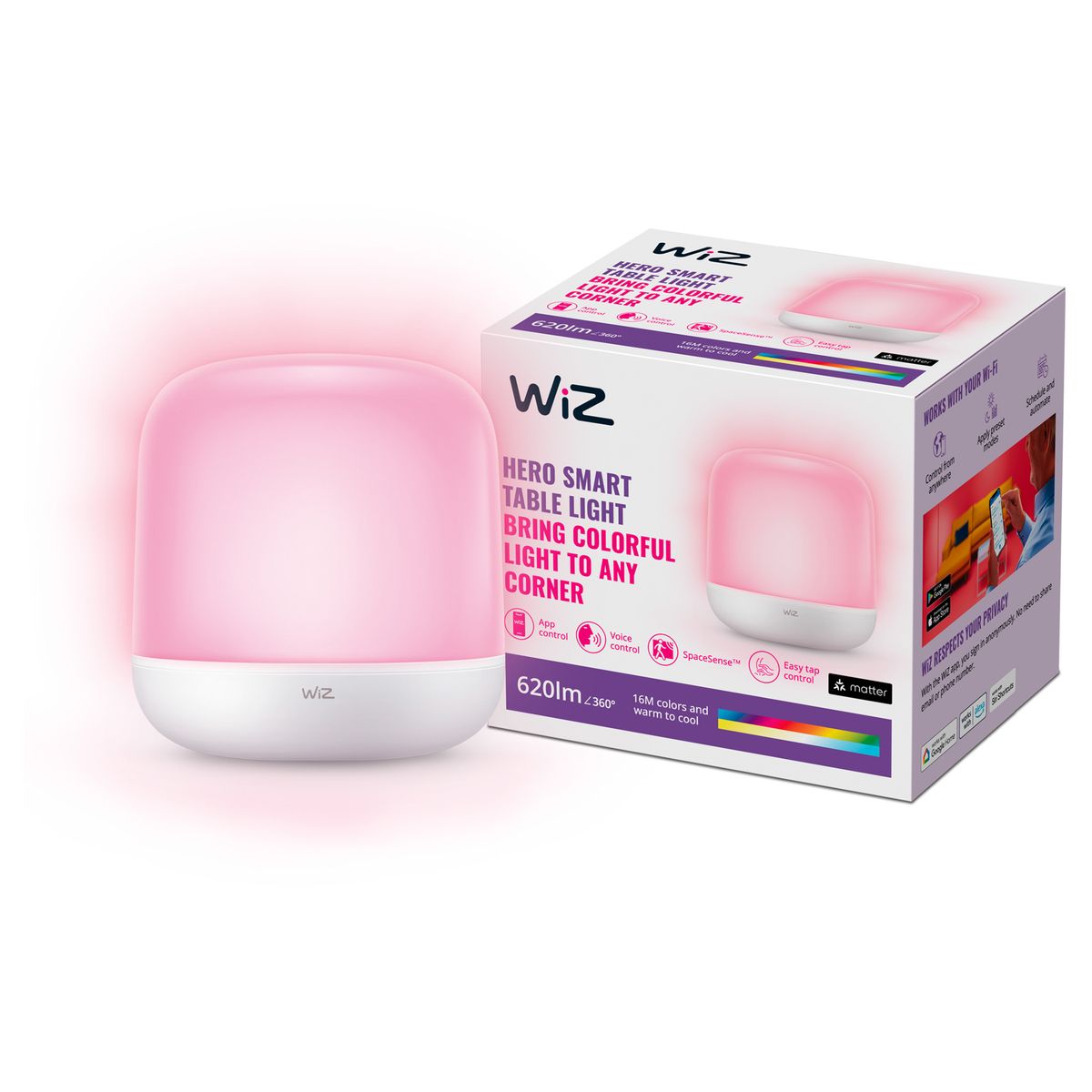 Philips - Wi-Fi BLE Hero Table Light EU