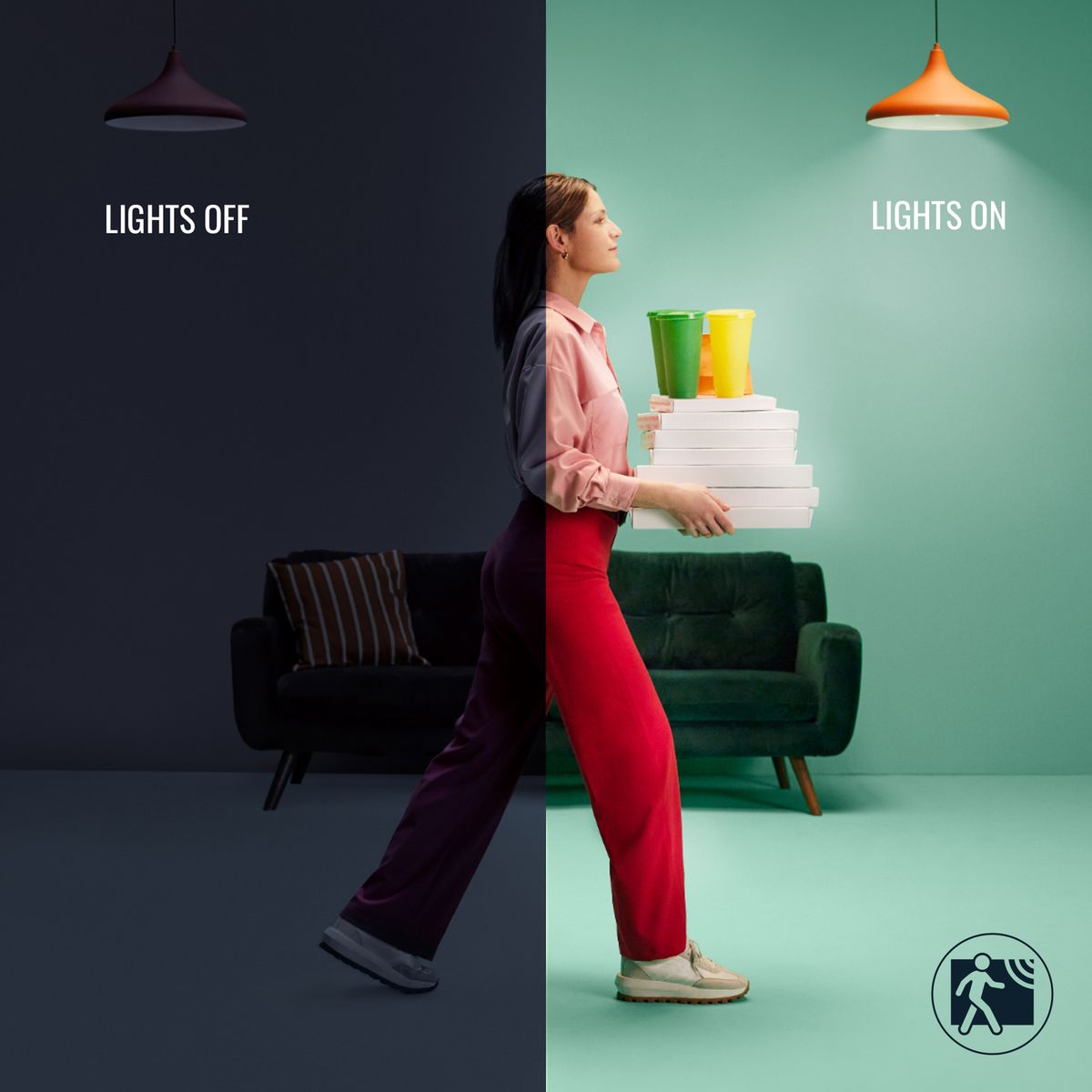 Philips - Wi-Fi BLE 50W GU10 GLASS 927-65 TW 1PF/6