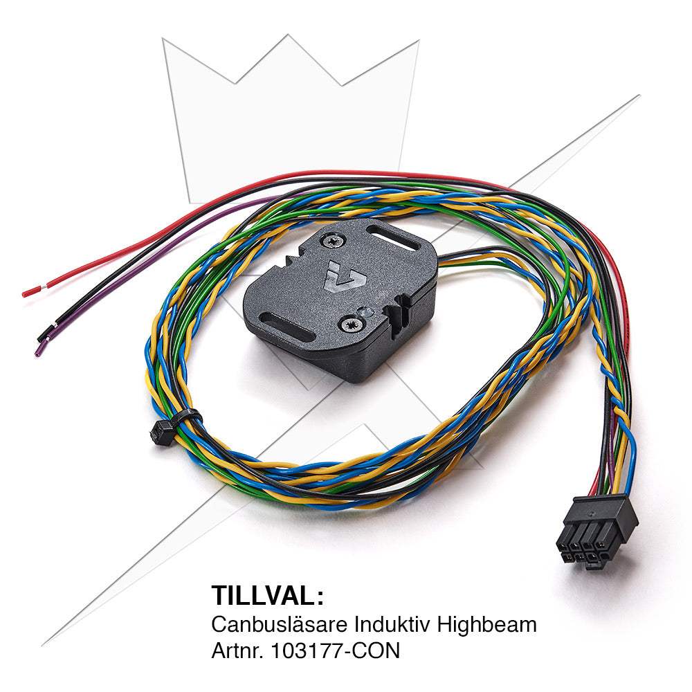 CANM8 – Styrströmssignal till Extraljus 12V