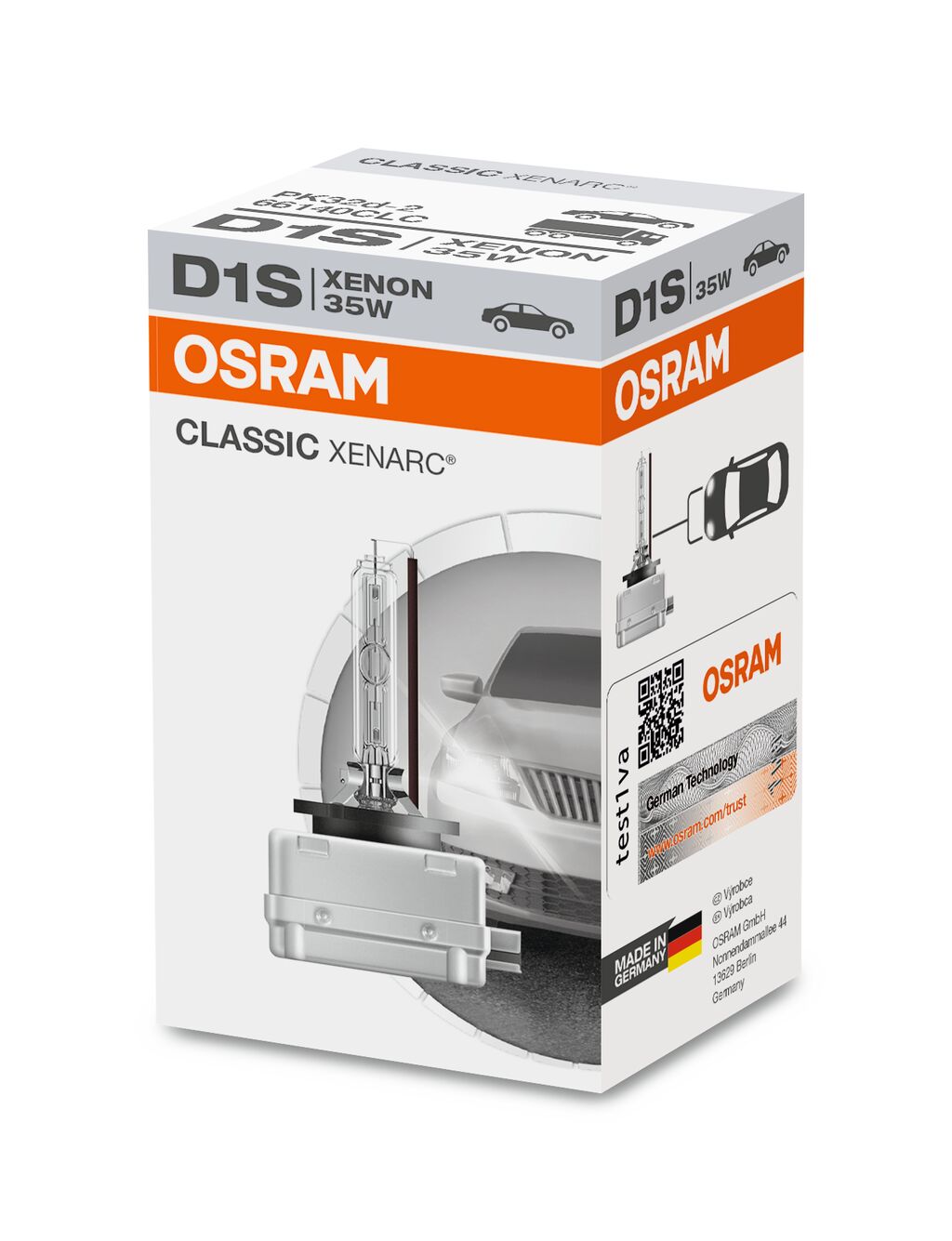 OSRAM XENARC ORIGINAL D1S - D1S HID strålkastarlampa