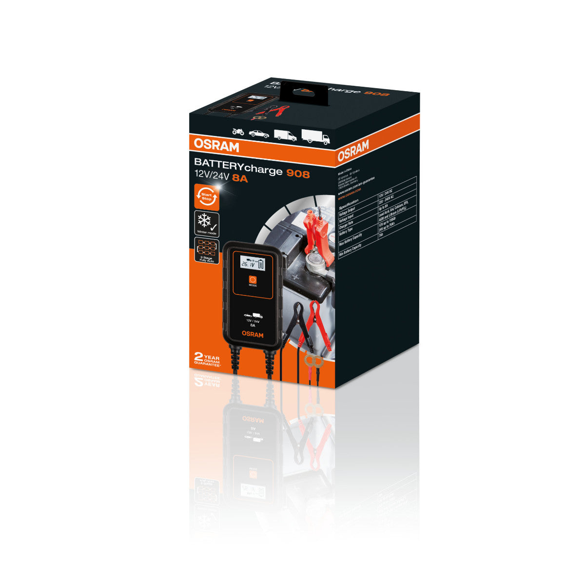 OSRAM BATTERY charge - 908 Smart battery charger
