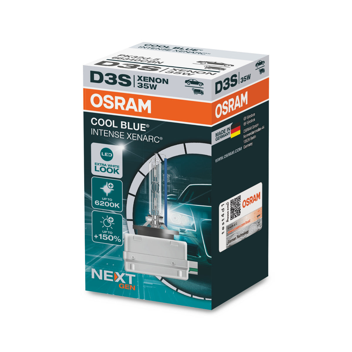 OSRAM XENARC COOL BLUE INTENSE - D3S HID strålkastarlampa