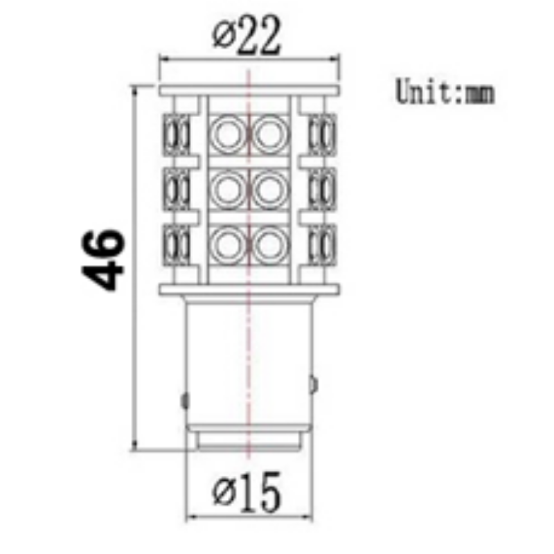 BAY15d 12V/24V 3W