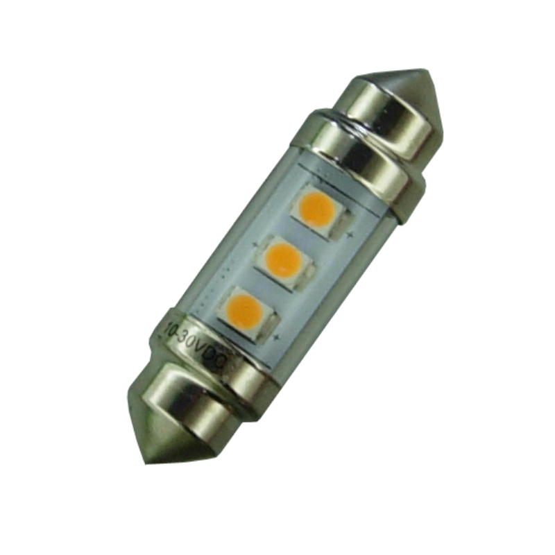 Spollampa 12V/24V 0.6W 37mm