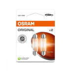 OSRAM ORIGINAL FESTOON - 10W - 12V - Extraljuslampa - 2 pack