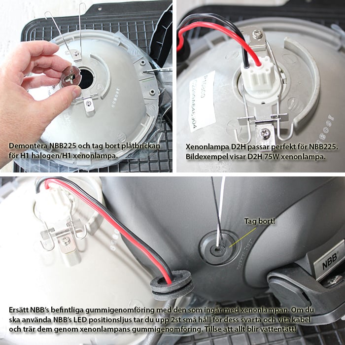 D2H Xenonlampa 50-70W Speedstart | Extraljus