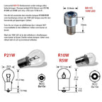 BA15S | 1156 LED Backlampa 10W
