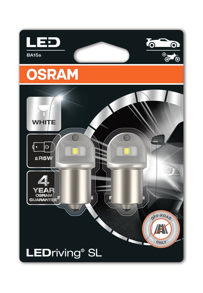 LEDriving® LEDlampa SL R5W | BA15S | Vit