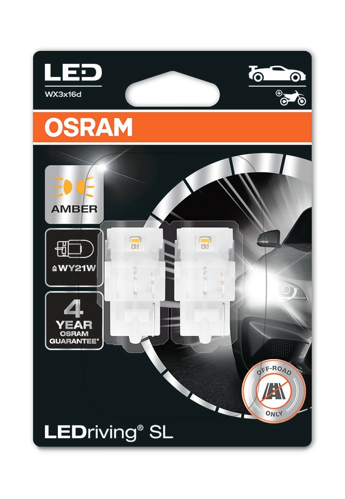 LEDriving® LEDlampa SL WY21W | Gul