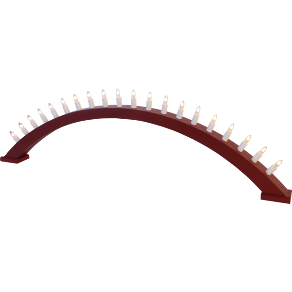 Ljusstake Kulle Röd