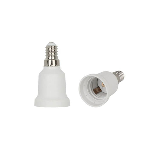 Adapter / lampsockel E14/E27 plast