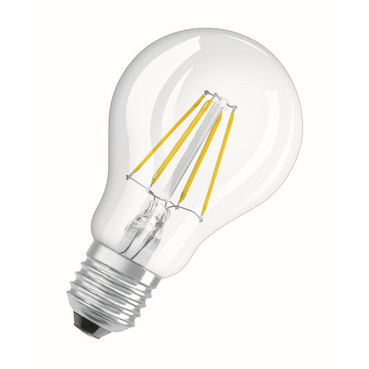 OSRAM LED-LAMPA RUND KLAR (40) E27 KALLVIT