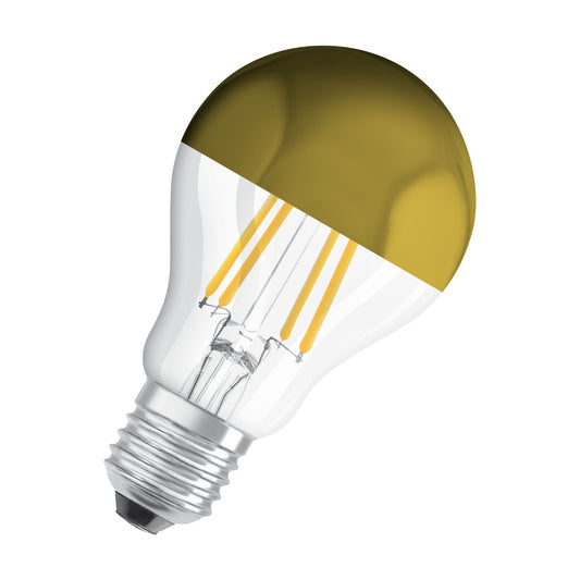 OSRAM LED-LAMPA RUND KLAR (37) E27 GULD