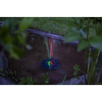 Star Trading - Solcellsbelysning - Solcellsdekoration Fountain - Svart - 10cm Ljusfärg RGB (Röd-Grön-Blå)