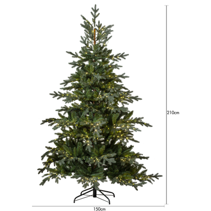 Star Trading - Julgran med LED Brekstad - 210cm - 800st ljusskällor