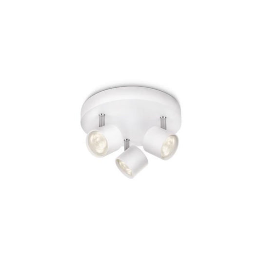 Philips - STAR plate/spiral white 3x4.5W SELV 2700K