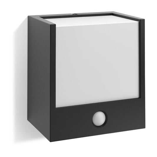 Philips - Macaw wall lantern black 1x3.5W 230V