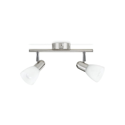 Philips - burlap bar/tube nickel 2x40W 230V
