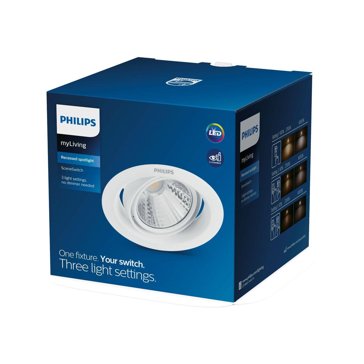 Philips - 59556POMERON DIM 070 7W 40K EU recessed