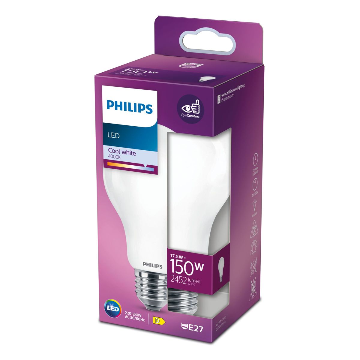 Philips - LED classic 150W A67 E27 CW FR ND 1SRT4