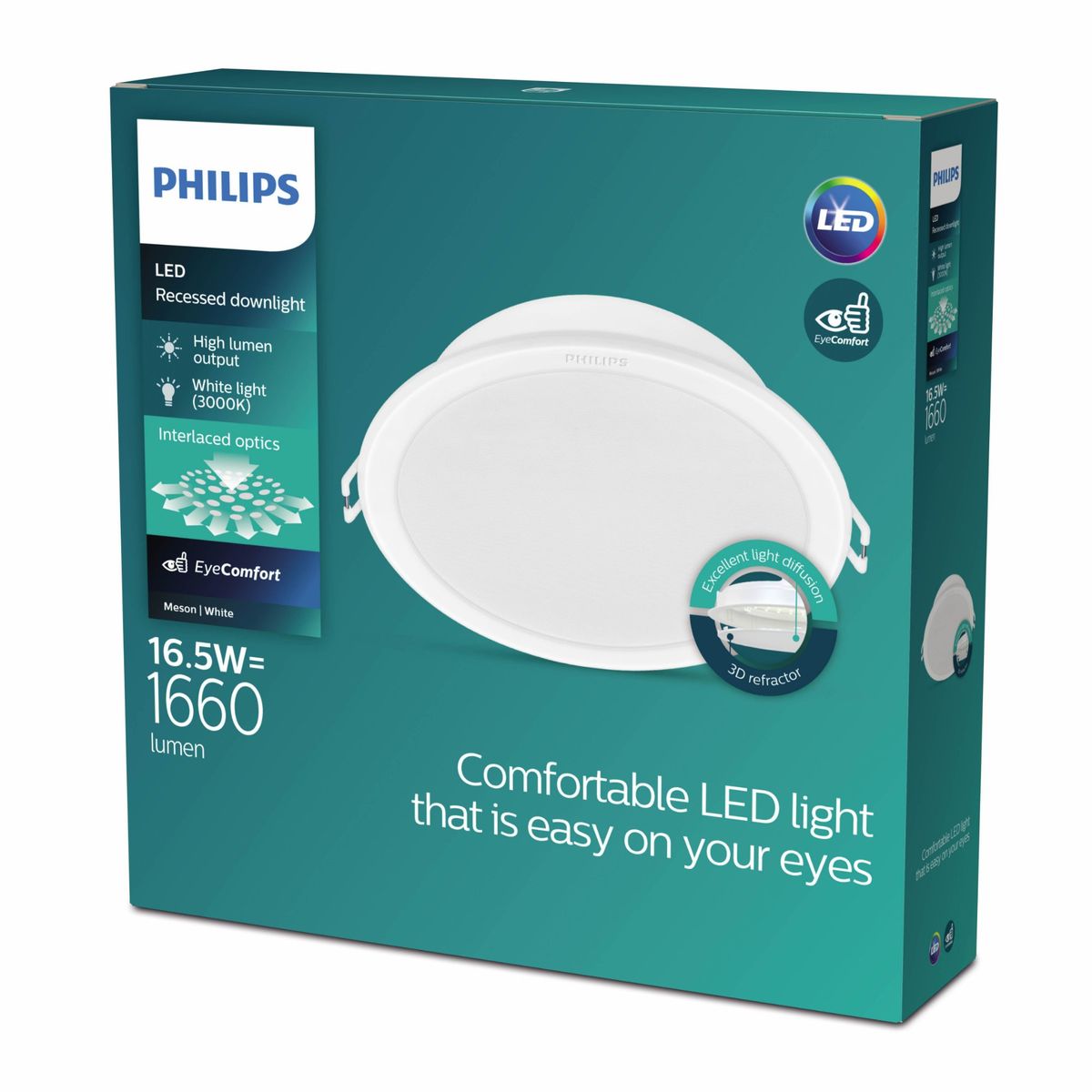 Philips - 59466 MESON 150 16.5W 30K WH recessed