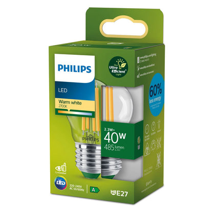 Philips - LED CLA 40W P45 E27 2700K CL UE SRT4