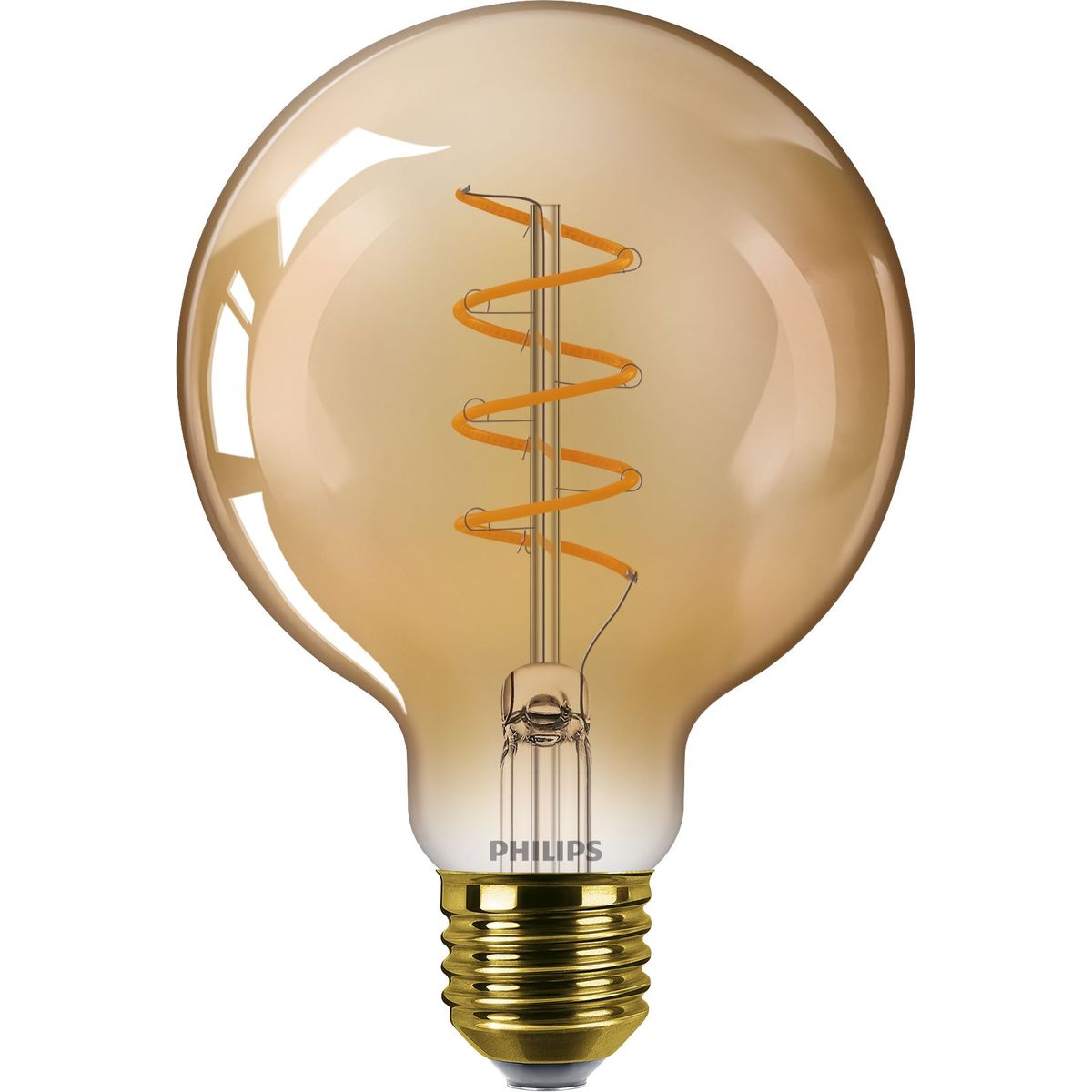 Philips - LED G95 40W 2200K E27 Amber Sp DIM 1PF