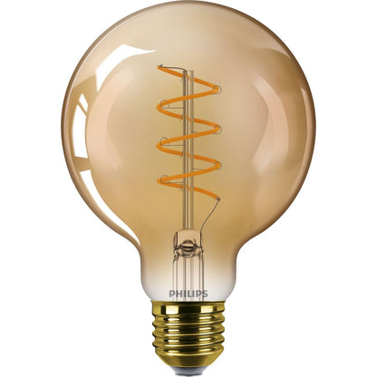 Philips - LED G95 40W 2200K E27 Amber Sp DIM 1PF