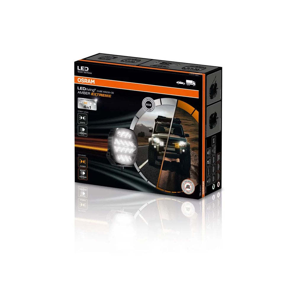 Osram LEDriving® CUBE MX230-CB AMBER EXTREME | 9″