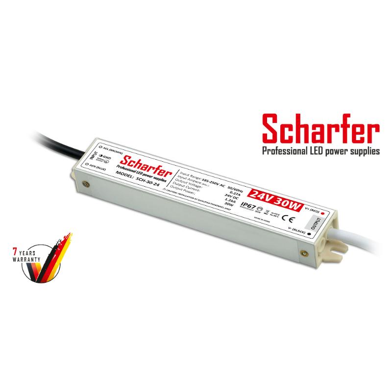 Transformator 230V AC till 24V DC 30W