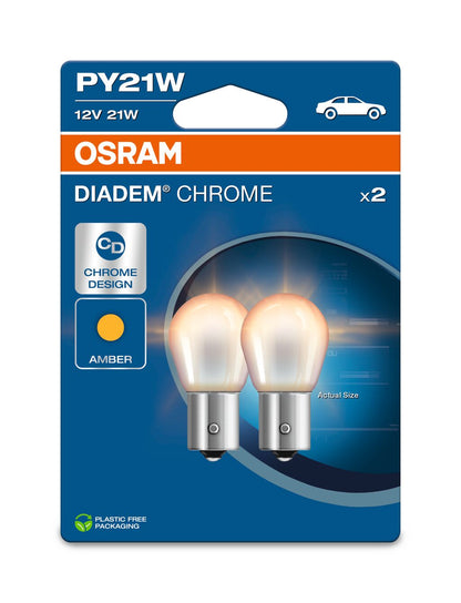 OSRAM DIADEM CHROME - PY21W Extraljuslampa