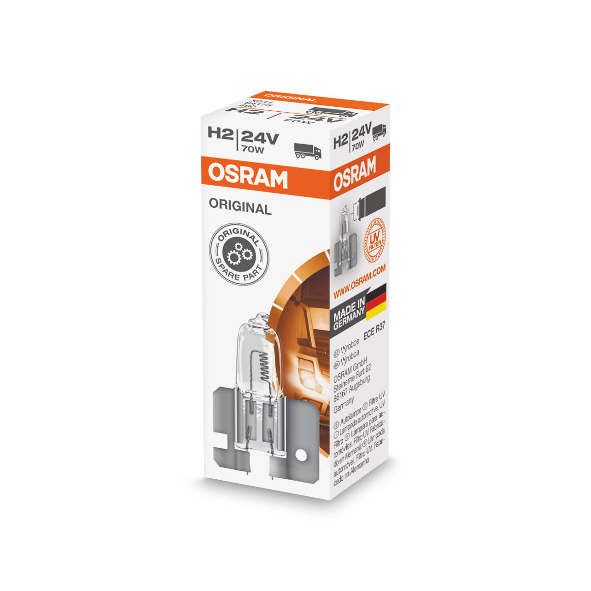 OSRAM ORIGINAL LINE - H2 - 24 V - 70 W - Halogenstrålkastarlampa