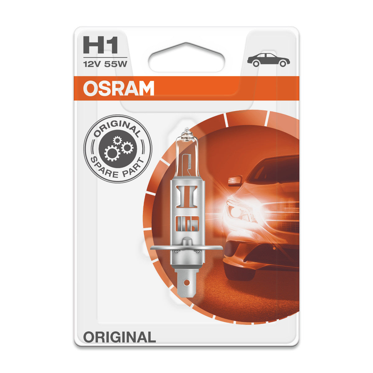 OSRAM ORIGINAL LINE - H1 - 12 V - 55 W - Halogenstrålkastarlampa