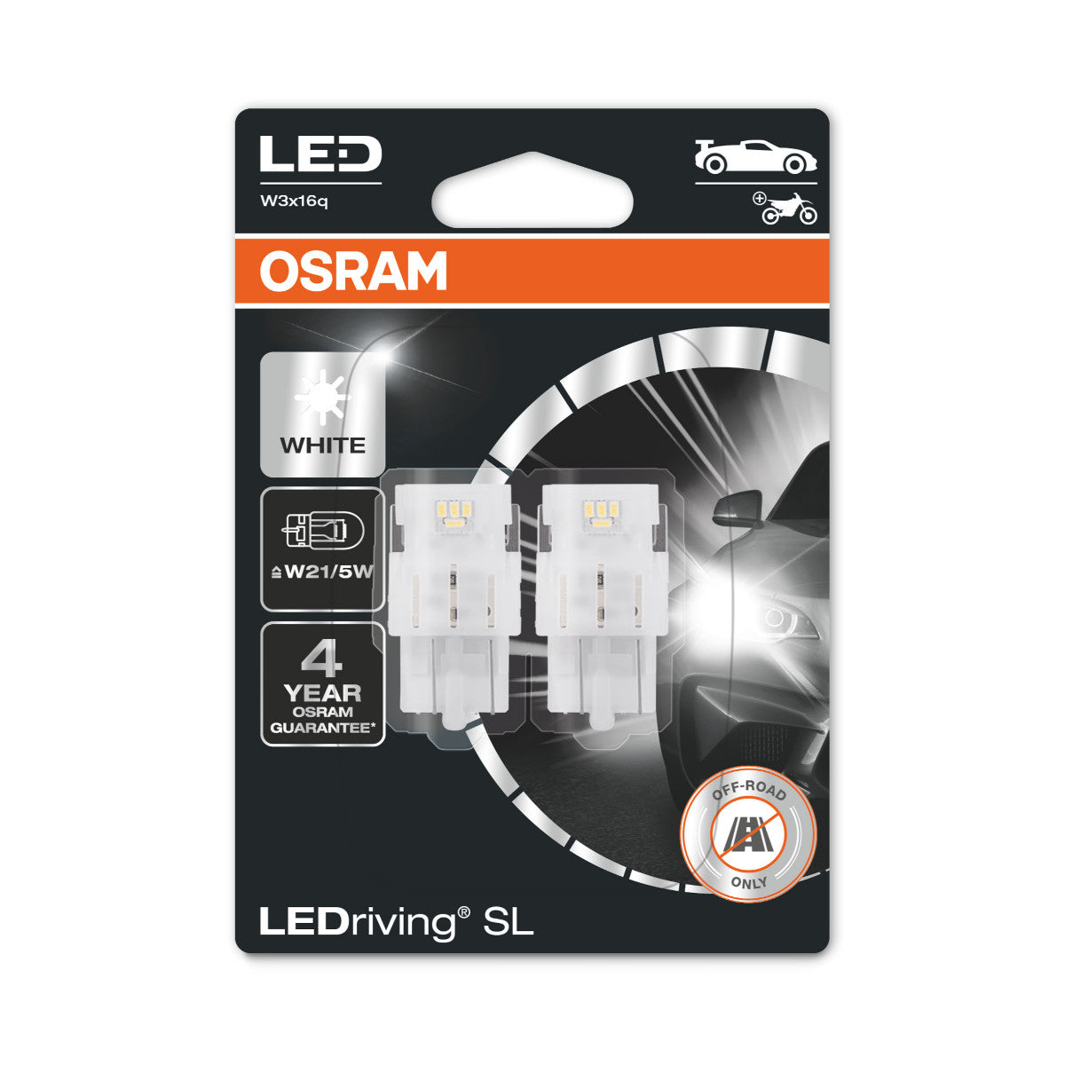 OSRAM LEDriving SL - Off-road W21-5W - vit