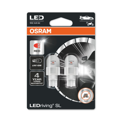 OSRAM LEDriving SL - Off-road W16W - röd