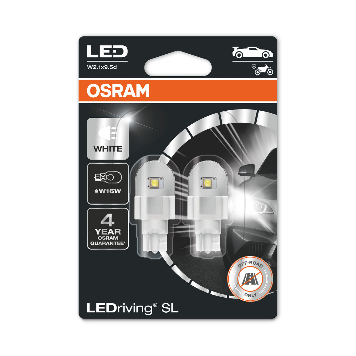 OSRAM LEDriving SL - Off-road W16W - vit